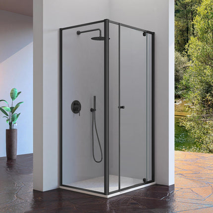 mampara PIVOT PV503 + PV513 negro mate