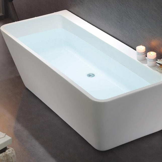 Bañera Exenta MEDITERRANEO de AQUORE 75x170 Blanca