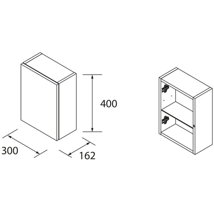 Medidas Módulo Auxiliar ALLIANCE de 40 