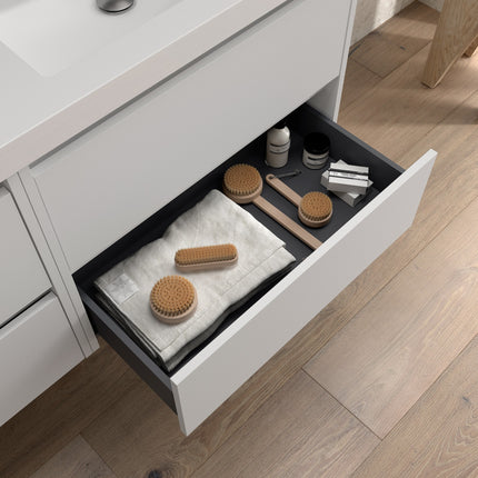 noja 2 cajones white