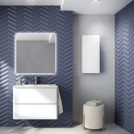 Mueble de Baño DAI Royo 2 cajones Blanco brillo