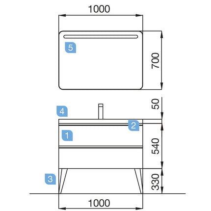 Medidas Conjunto spirit natural
