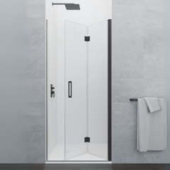 Mampara GLASS PLEGABLE negrro