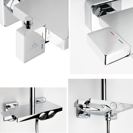 Detalle Sistema de ducha termostática ORIA