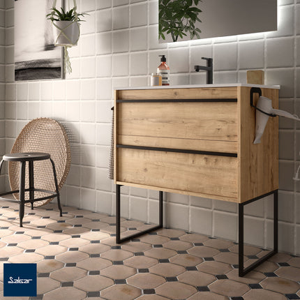 Juego 2 patas marco negro mate - 230x432 mm o 330x432 mm | Estructura reforzada