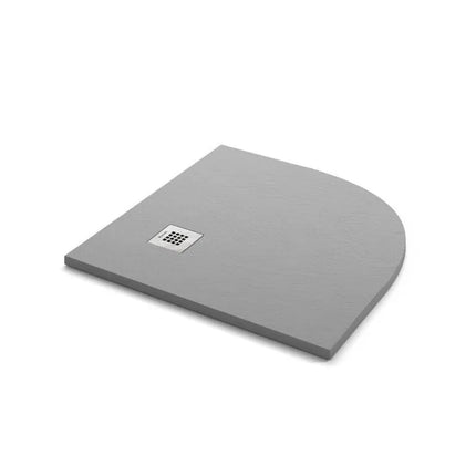Plato de Ducha Semicircular FONTANA gris cemento