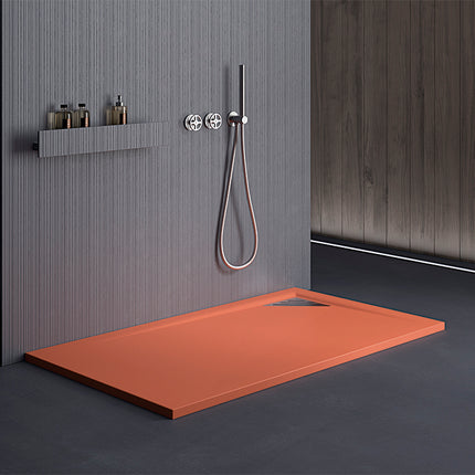 plato de ducha mine rojo