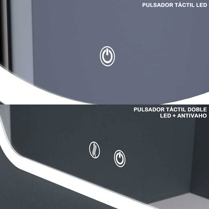 PulsadorEspejo De Baño Luzon 