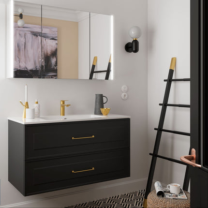 Mueble de baño RENOIR negro 100