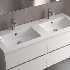 Lavabo Doble Vilna Mineral Solid de Salgar