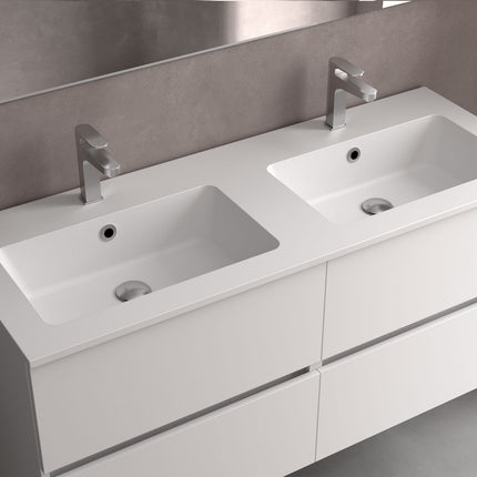 Lavabo Doble Vilna Mineral Solid de Salgar