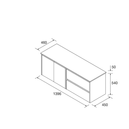 croquis noja_2P2C_encimera_1400