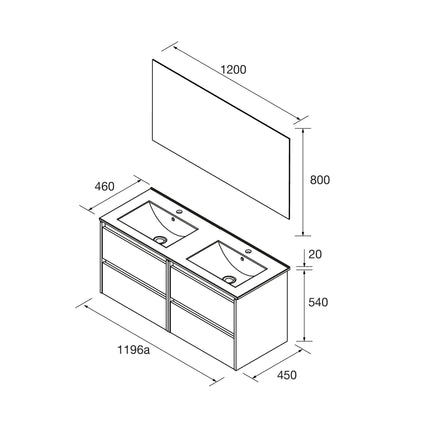 croquis mueble bano noja 1200
