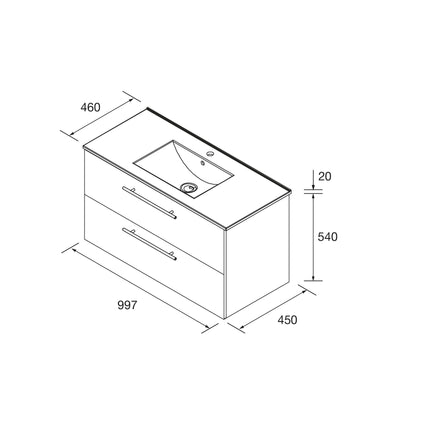 Medidas Conjunto SILANE 100cm