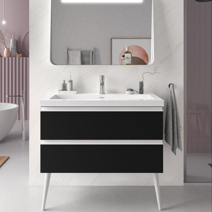 croquis Mueble SPIRIT 2 Cajones negro 1000