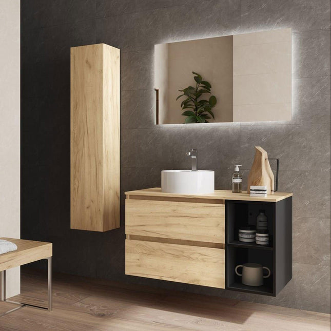 BEQUIA 2 Cajones y 1 Coqueta Roble Negro