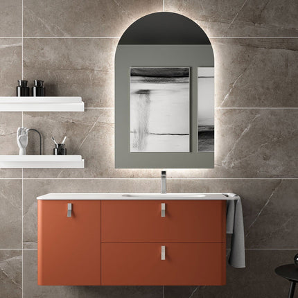 Uniiq 2 cajones 1 puerta derecha terracota