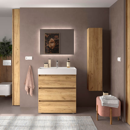 Mueble de baño BEQUIA 3C Roble