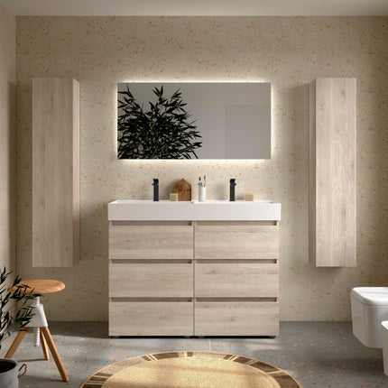 Mueble de baño BEQUIA 3C Natural 120