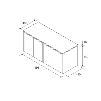 croquis noja 2P encimera 1200