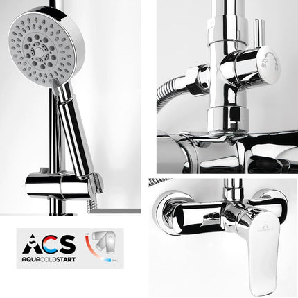 Detalles Kit Ducha SAYRO Cromo