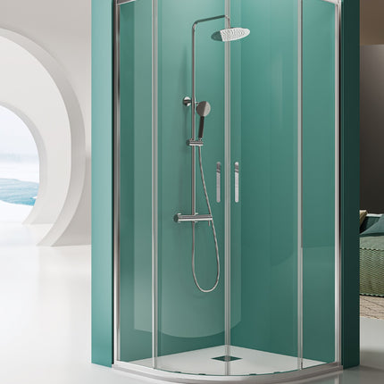 mampara PRISMA plata