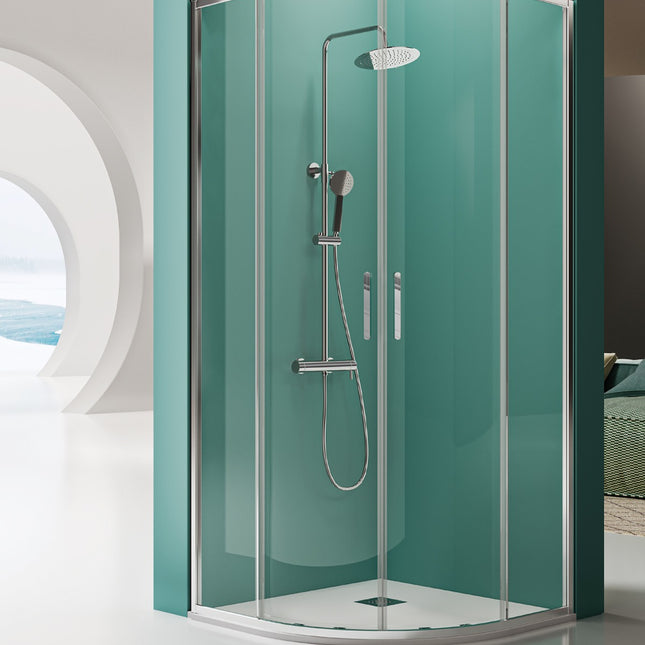 mampara PRISMA plata