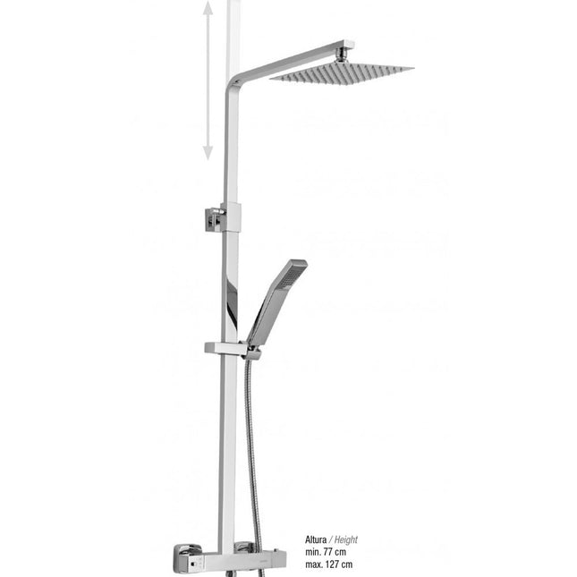 Sistema de ducha QUBIK de buades